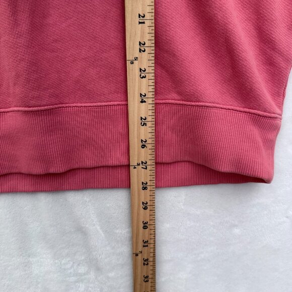 Nudie Jeans Sweatshirt Mens S Pink Fleece Pullover Logo Embroidered - Picture 5 of 9